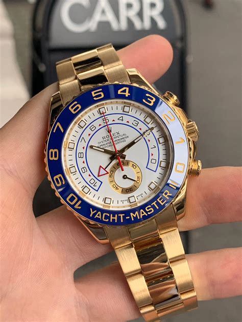 rolex yachtmaster 18ct gold|rolex yacht master price.